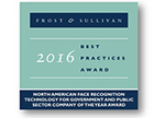 Frost & Sullivan 2016 NORTH AMREICA Company of the Year Award