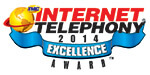 IP<em>edge</em> Wins 2014 INTERNET TELEPHONY Excellence Award