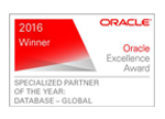 2016 Oracle Excellence Award - Database