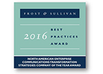 Frost & Sullivan 2016 Company of the Year Award