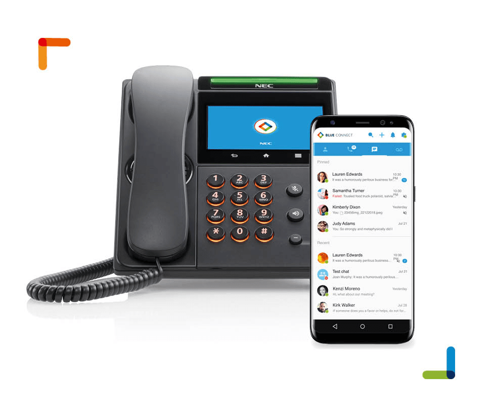 Desktop phone paired with mobile phone for unified communications